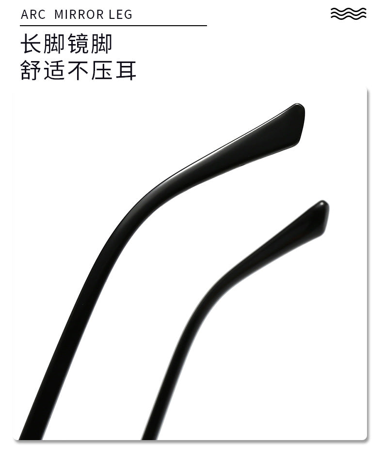 Metal Sunglasses New Trendy Cat-Eye Sunglasses for Men and Women
