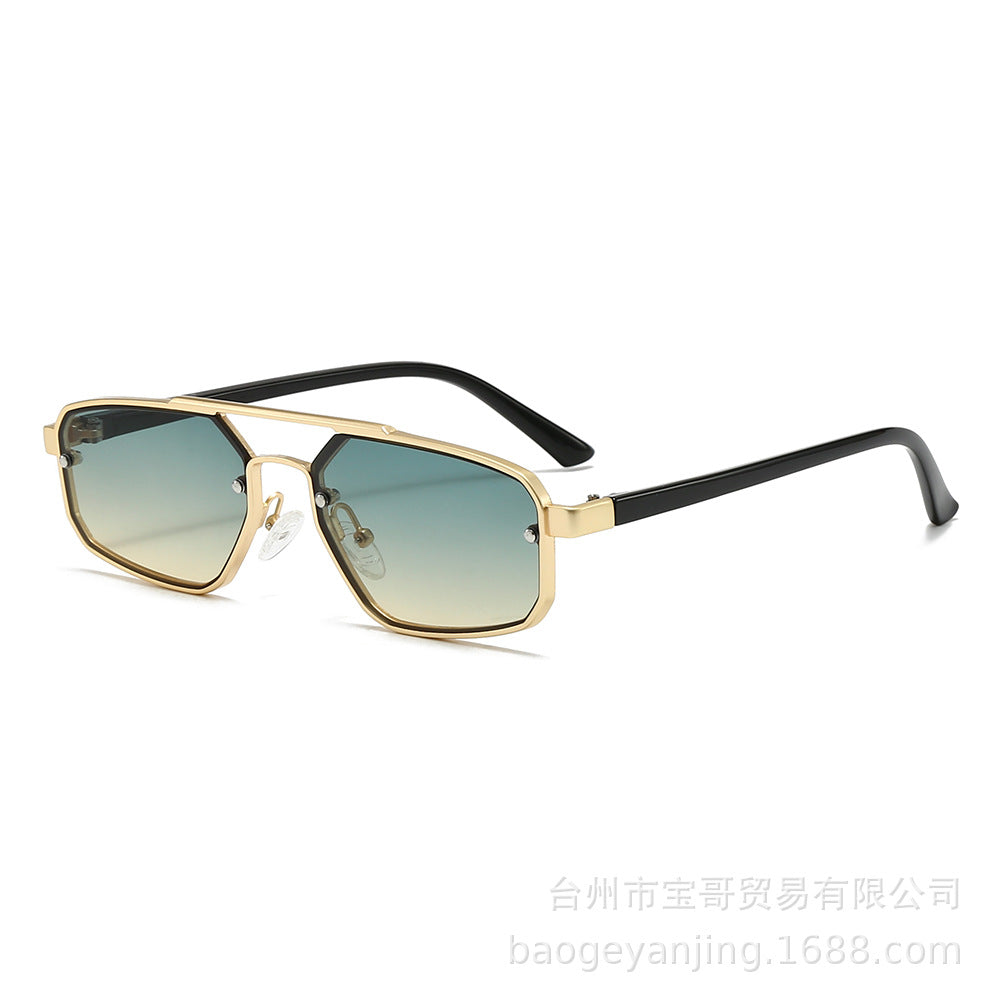 Metal Sunglasses New Trendy Cat-Eye Sunglasses for Men and Women