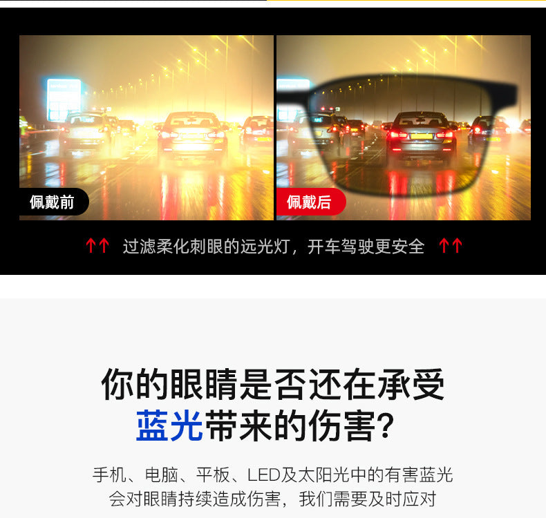 men's and women's mobile phone computer competitive game eye protection glasses