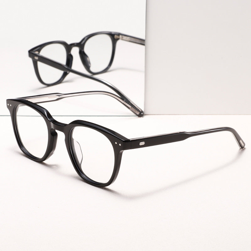 2026 new plate glasses frame black frame without makeup women's tide
