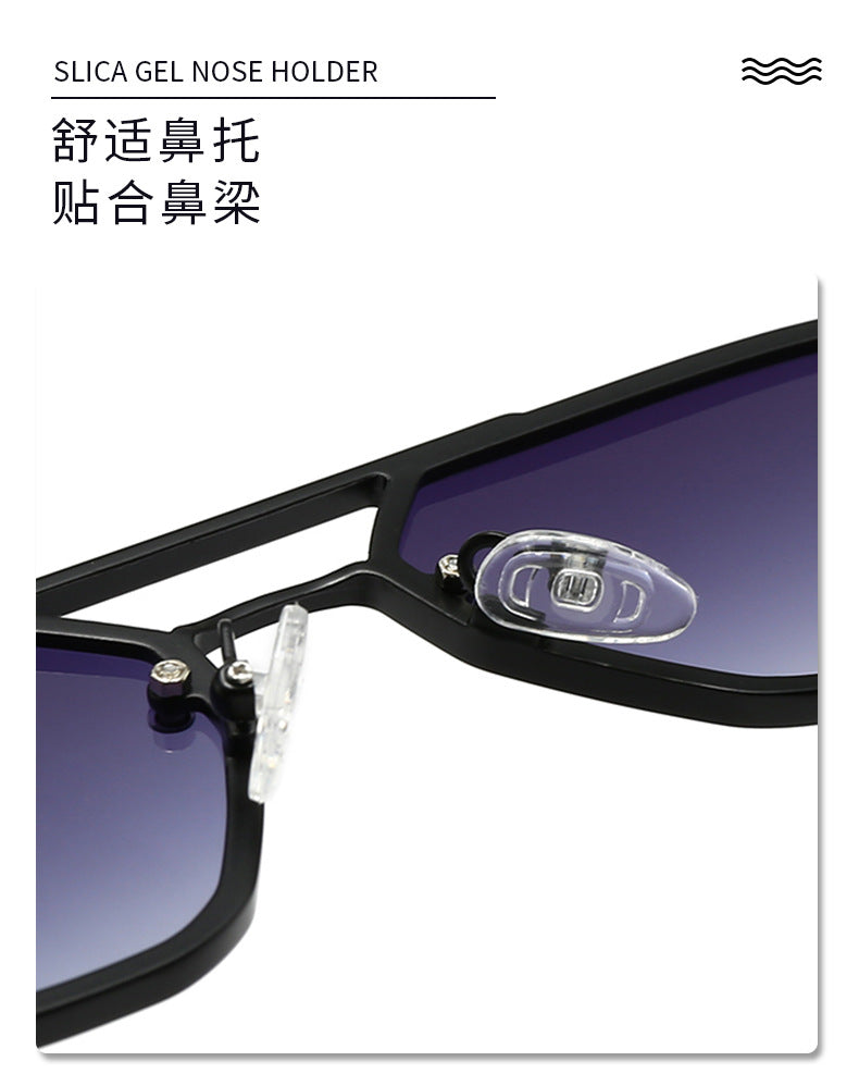 Metal Sunglasses New Trendy Cat-Eye Sunglasses for Men and Women
