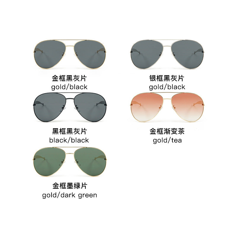 New Metal Sunglasses Men's Fashion