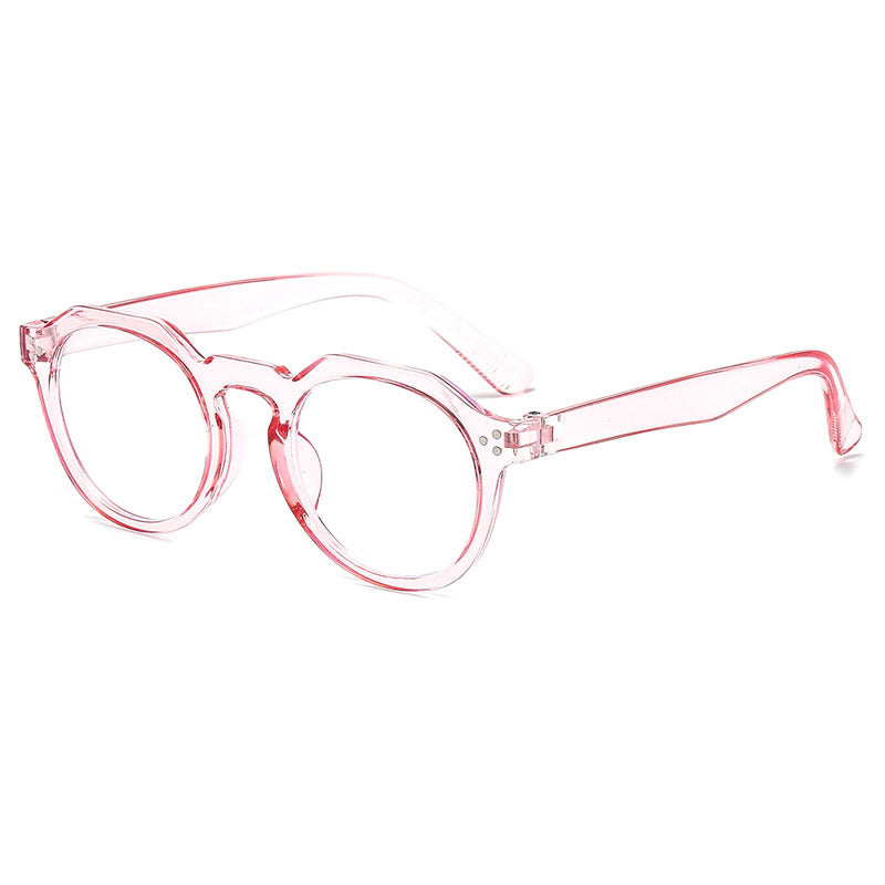 Rice Nail Glasses Frame Jelly Color Fashionable Trendy
