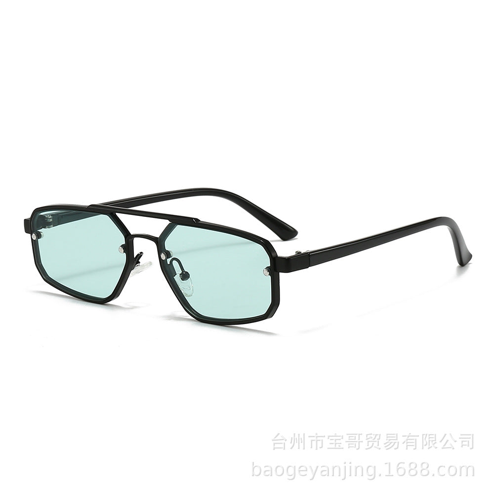 Metal Sunglasses New Trendy Cat-Eye Sunglasses for Men and Women