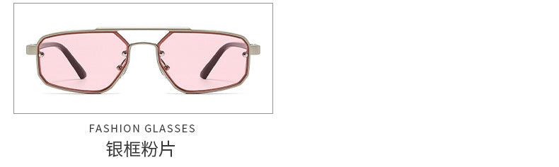 Metal Sunglasses New Trendy Cat-Eye Sunglasses for Men and Women