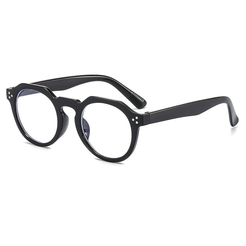 Rice Nail Glasses Frame Jelly Color Fashionable Trendy