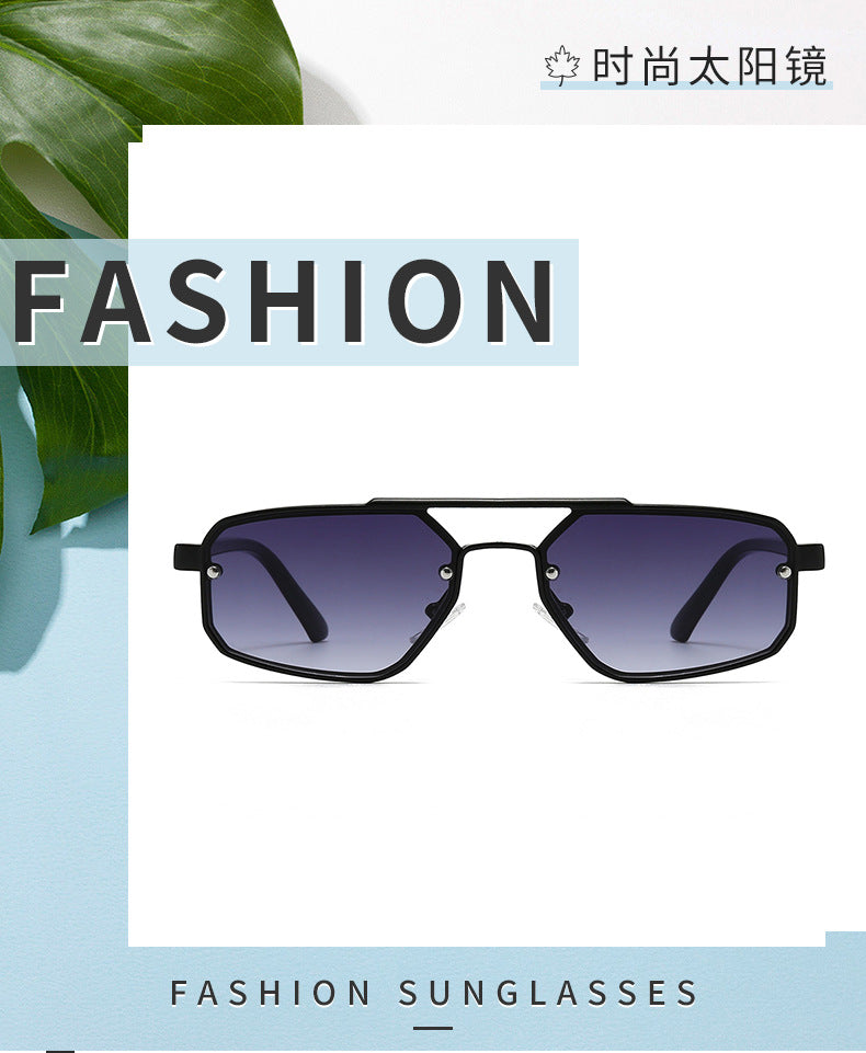 Metal Sunglasses New Trendy Cat-Eye Sunglasses for Men and Women