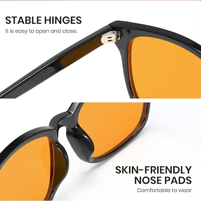 European and American Cross-Border Square Frame Glasses, Fashionable and Trendy
