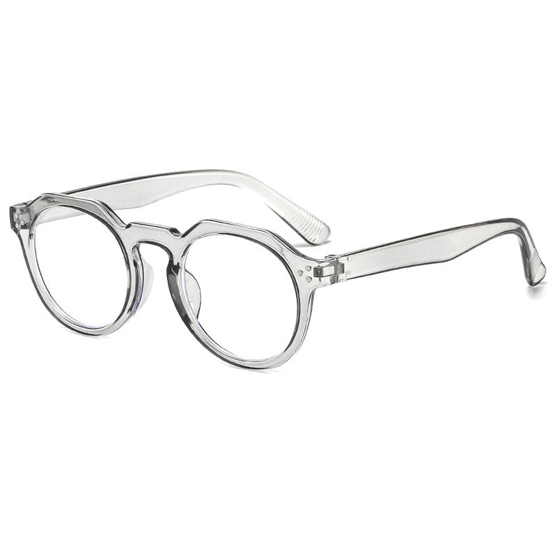 Rice Nail Glasses Frame Jelly Color Fashionable Trendy