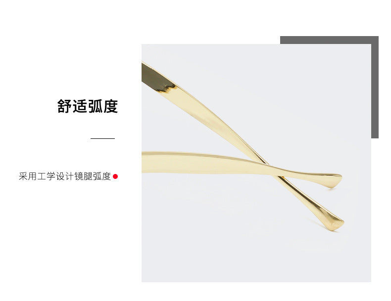 New Metal Sunglasses Men's Fashion