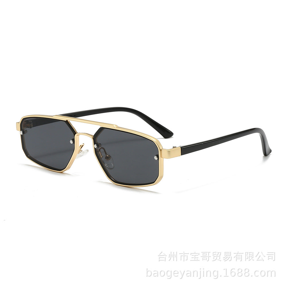 Metal Sunglasses New Trendy Cat-Eye Sunglasses for Men and Women
