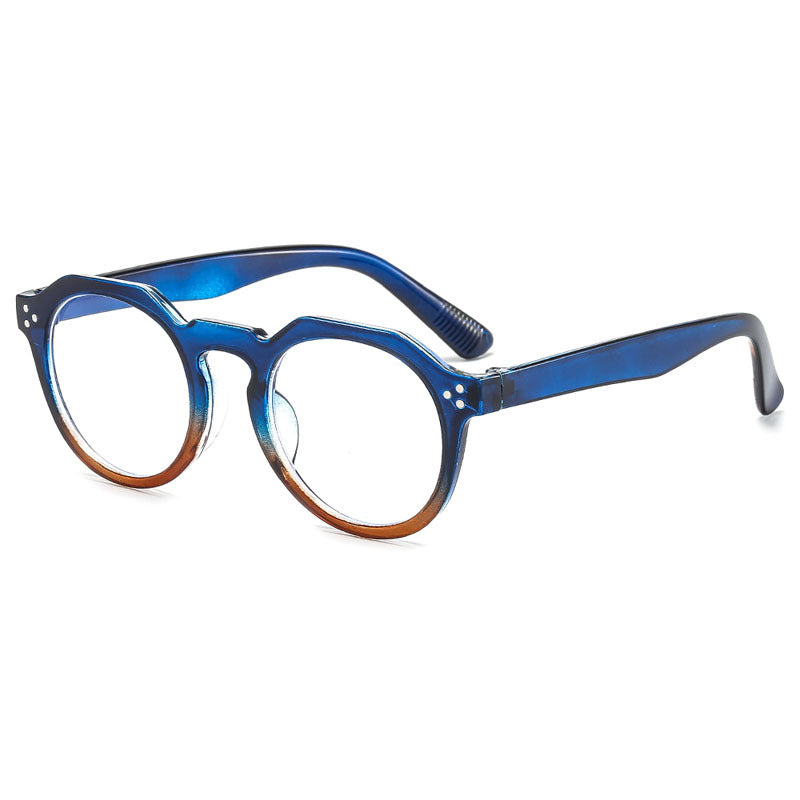 Rice Nail Glasses Frame Jelly Color Fashionable Trendy