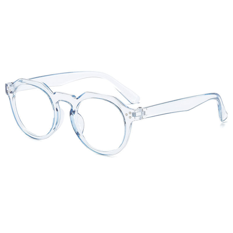Rice Nail Glasses Frame Jelly Color Fashionable Trendy