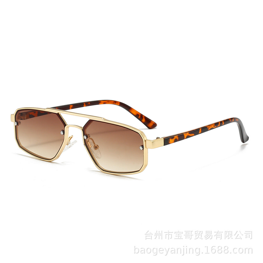 Metal Sunglasses New Trendy Cat-Eye Sunglasses for Men and Women