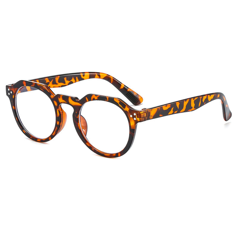 Rice Nail Glasses Frame Jelly Color Fashionable Trendy