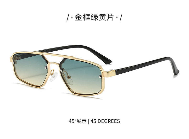 Metal Sunglasses New Trendy Cat-Eye Sunglasses for Men and Women