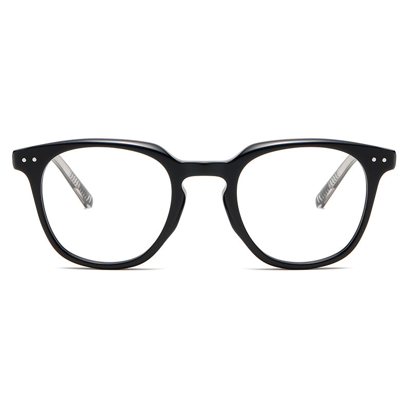 2026 new plate glasses frame black frame without makeup women's tide