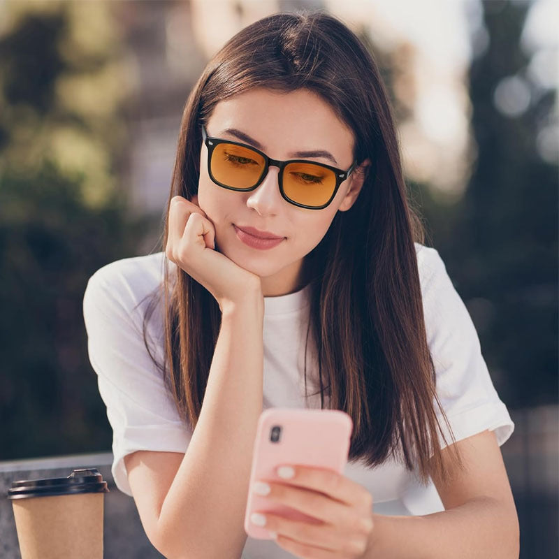 European and American Cross-Border Square Frame Glasses, Fashionable and Trendy
